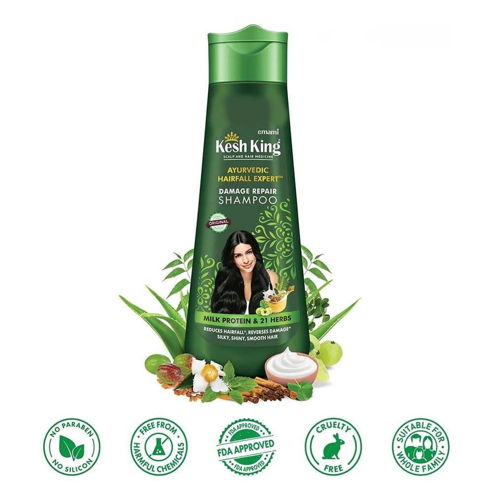 Shampoing ayurvédique réparateur Kesh King - 200 ml