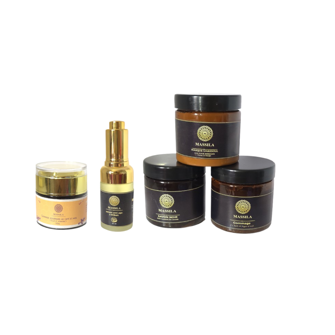 Pack Visage et Corps – Café & Miel – Massila