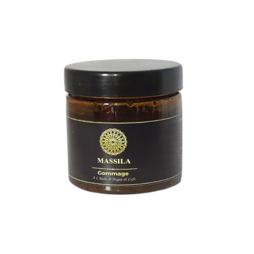 MASSILA Gommage à l'Huile d'Argan et au Café - 200g