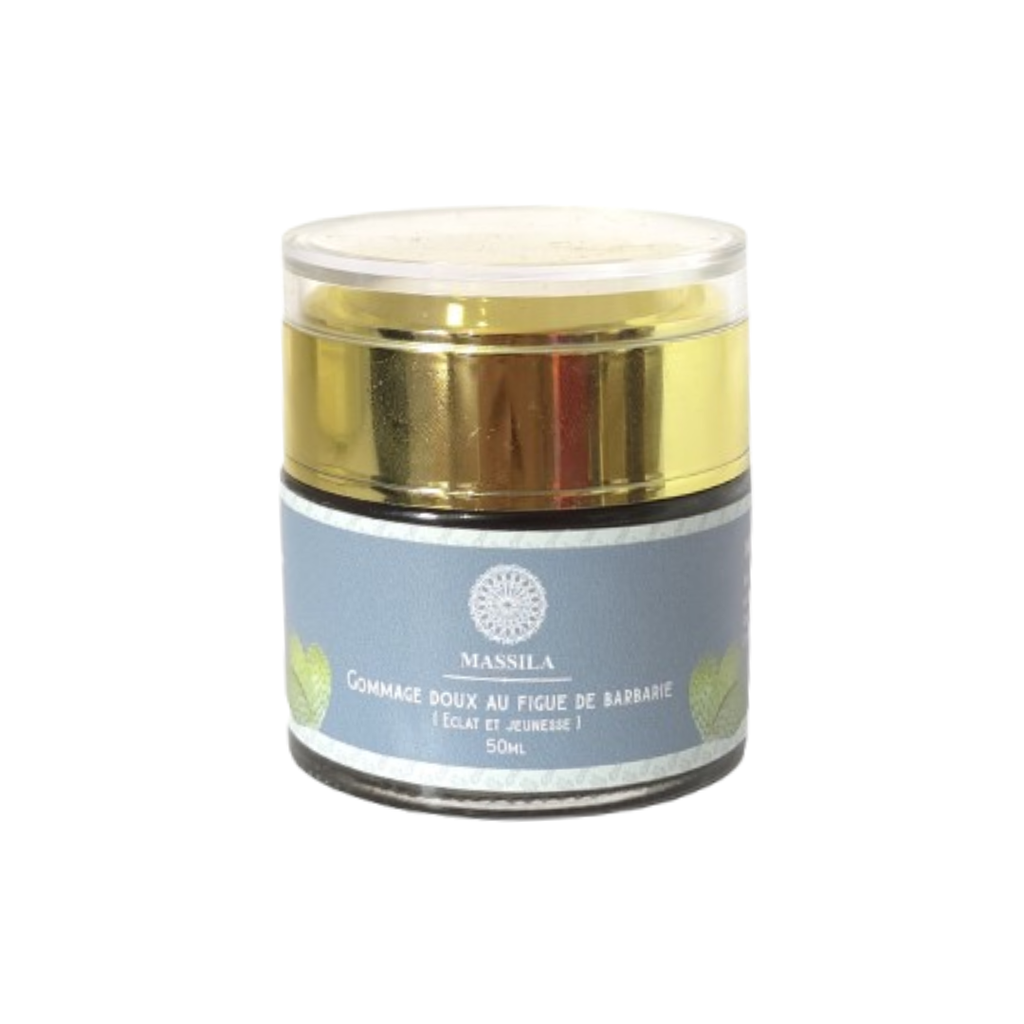 Gommage Doux à la Figue de Barbarie Massila - Pour l'Éclat et la Jeunesse - 50ml