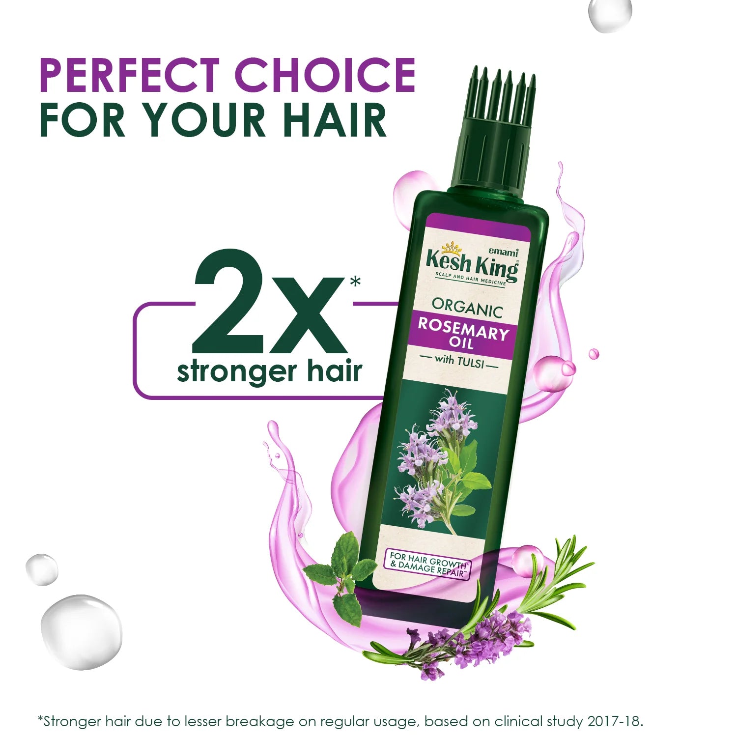 Huile de Romarin Bio Kesh King - 200ml