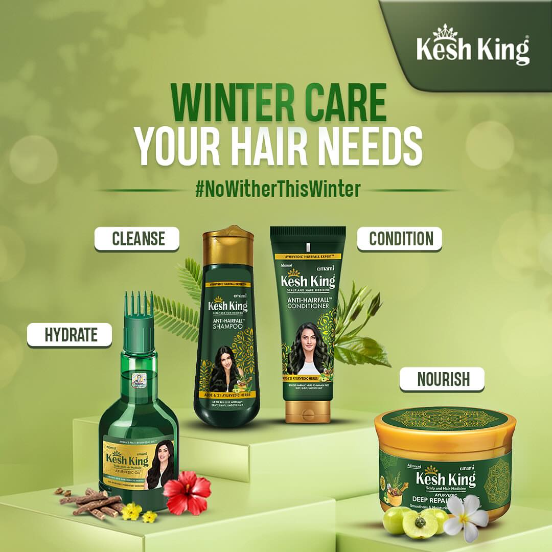 مجموعة كيش كينج للعناية الكاملة بالشعر - طقوس الأيورفيدا