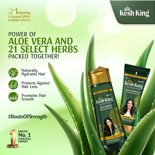 Kesh King – Combo Ayurvédique Anti-Chute Shampooing + Après-shampooing