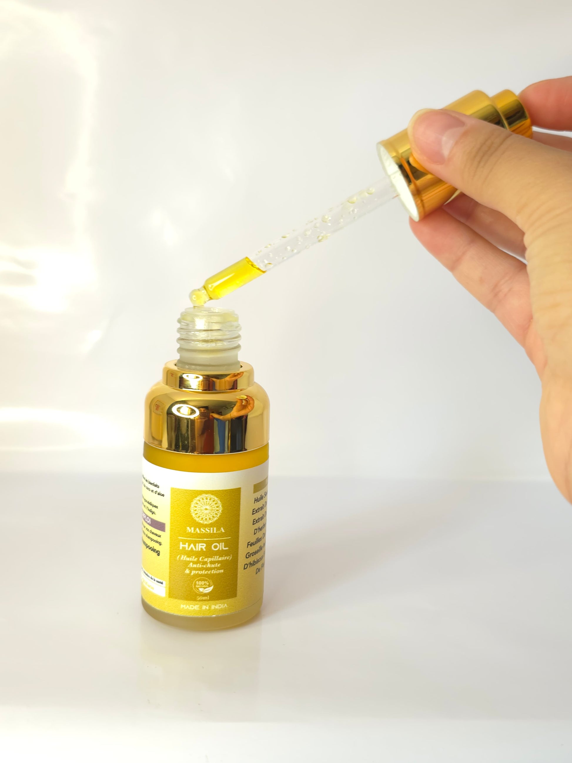 MASSILA Huile Capillaire - Anti-chute et Protectrice - 50ml