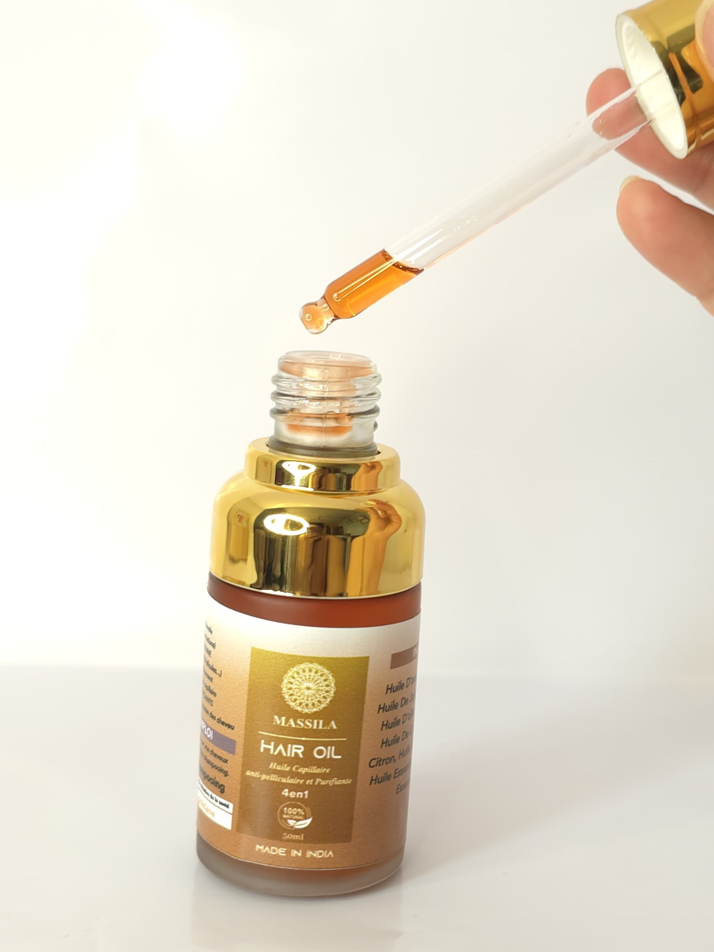 زيت ماسّيلا المنقّي والمضاد للقشرة – تركيبة 4 في 1 – 50 مل