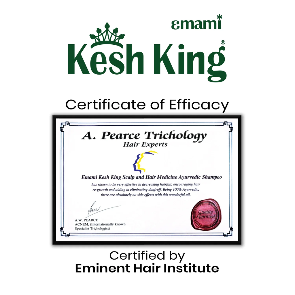 Shampoing ayurvédique anti-chute de cheveux Kesh King