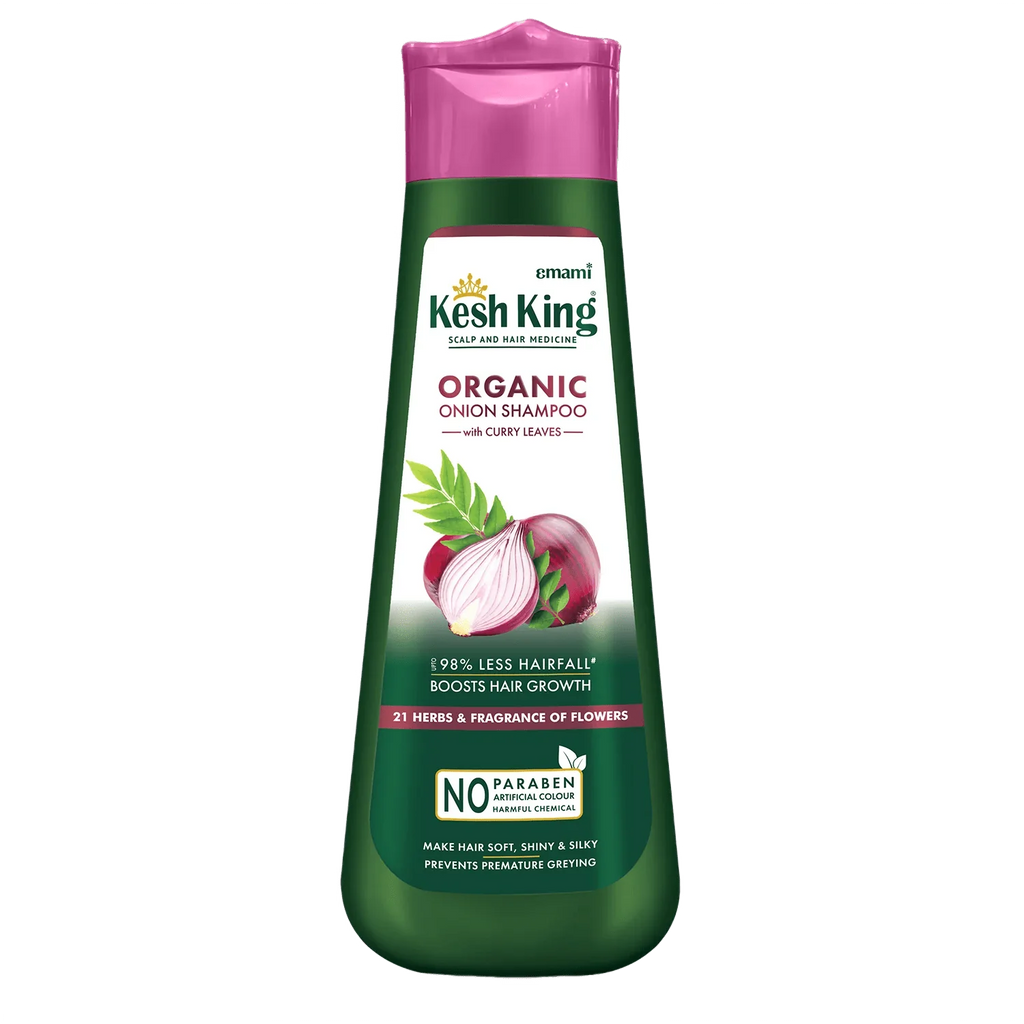 Kesh King Shampoing Bio à l'Oignon et aux Feuilles de Curry 300ml