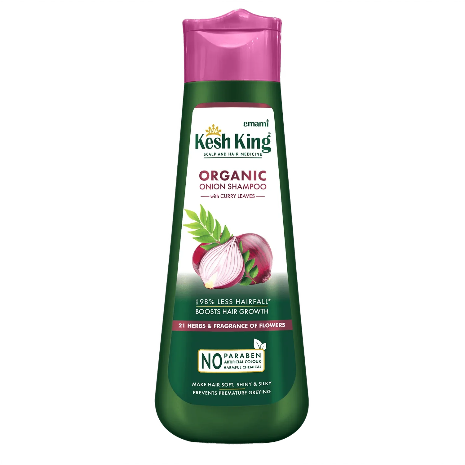 شامبو كيش كينج العضوي بالبصل وأوراق الكاري 100 مل
