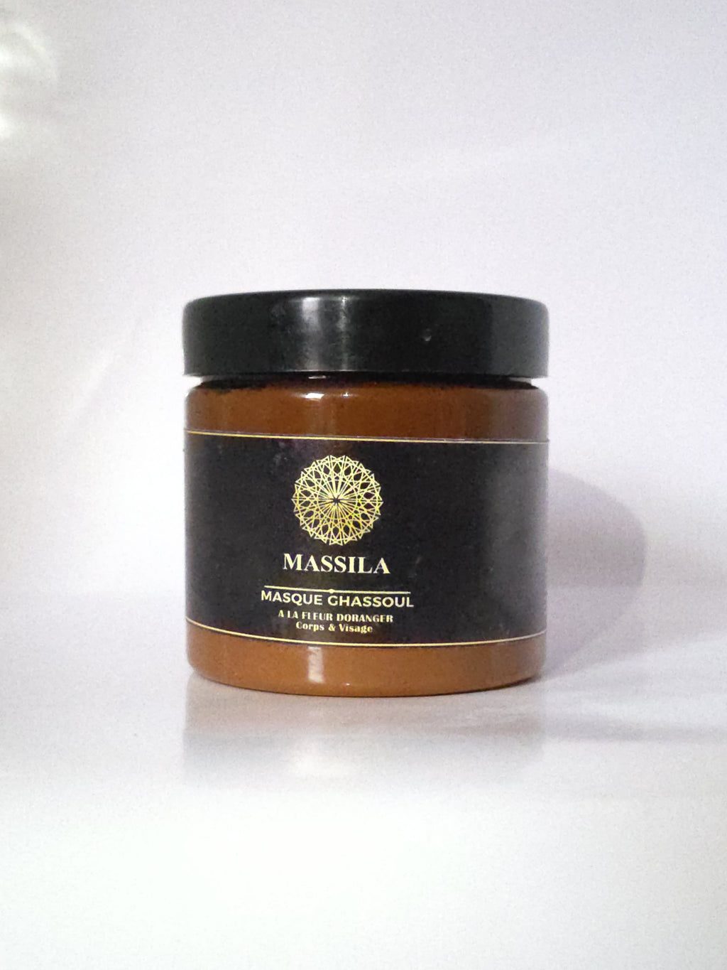 MASSILA Masque Ghassoul à la Fleur d'Oranger Corps & Visage - 200g