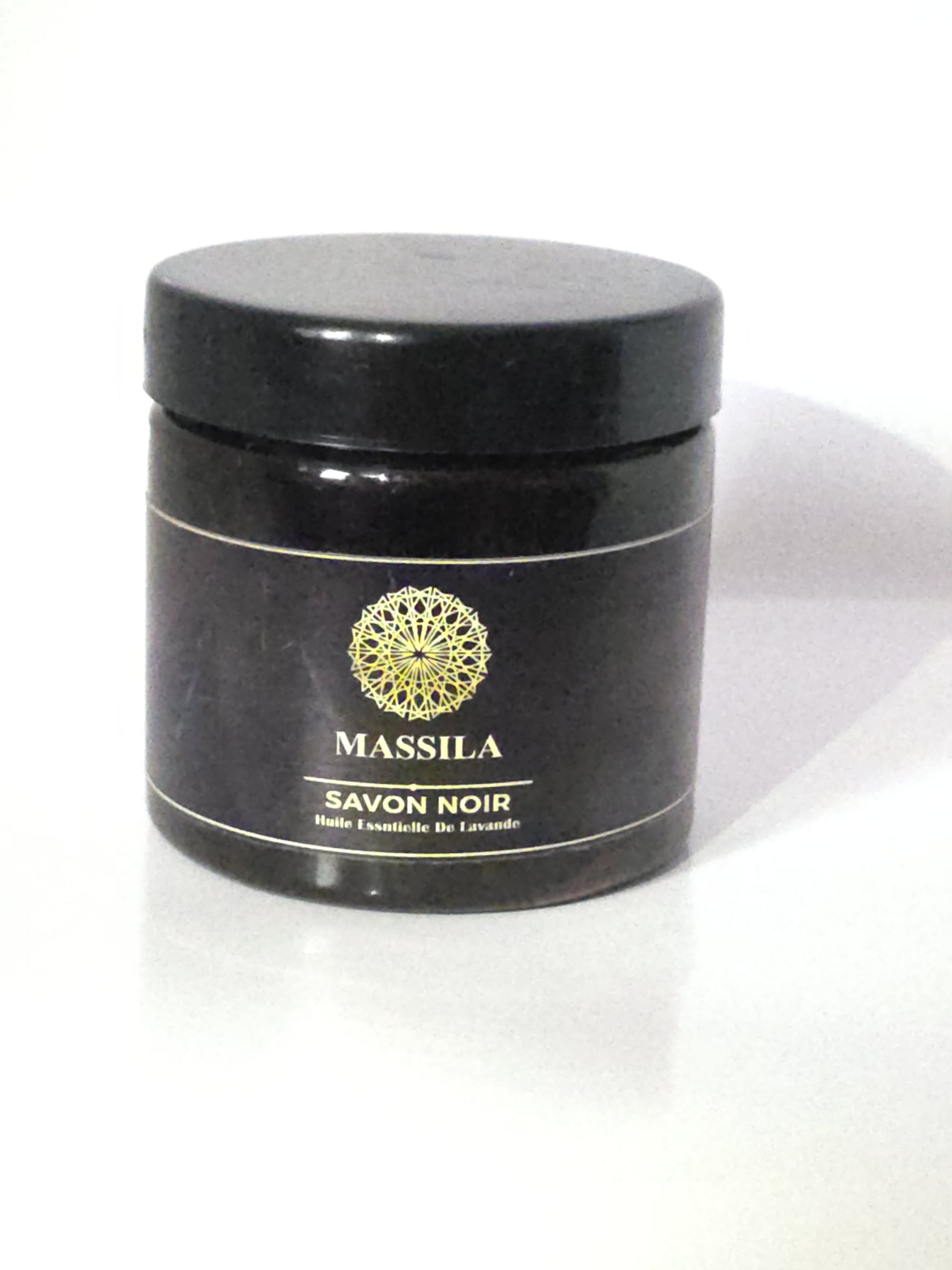 MASSILA Savon Noir à l'Huile Essentielle de Lavande - 200g